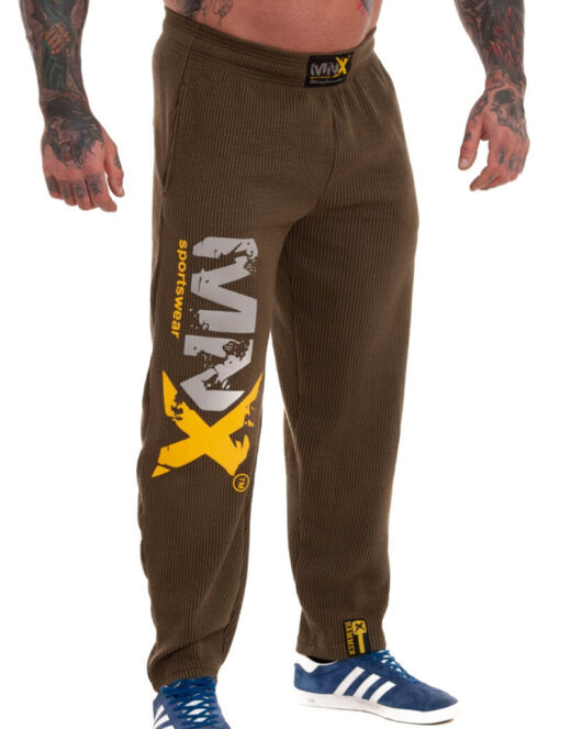 MNX Ribbed pants Hammer, olive green