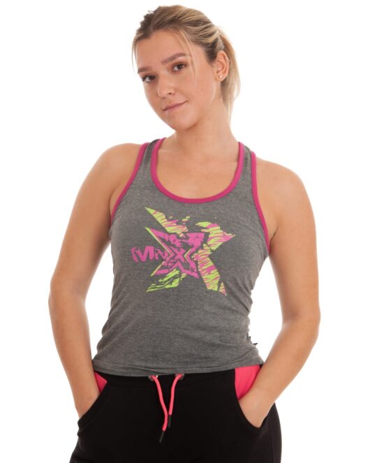 MNX Women's Tank top, melange grey