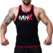 MNX Black&Red ribbed tank top
