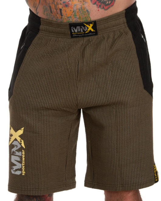 MNX Ribbed shorts Hammer, olive green