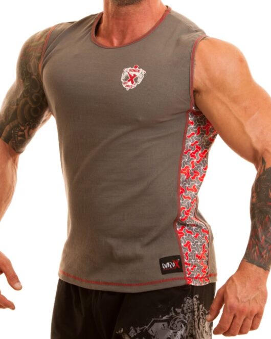 MNX Rib sleeveless T-shirt Royal