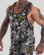 MNX Ripped stringer tank top Camo